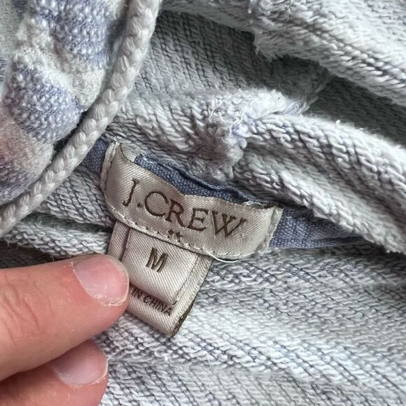 J. Crew flip stripe nautical hoodie M - Picture 7 of 8